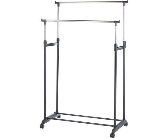 Напольная вешалка Рыжий кот CR465 на колёсах, 2 перекладины CR465 78х42х93х168 см 312172 – изображение 2