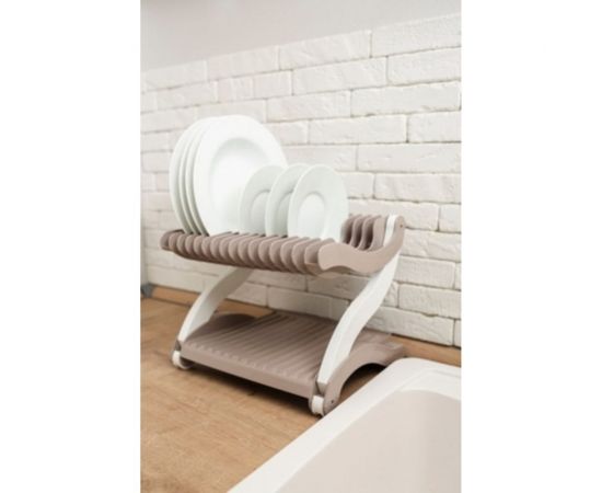 Сушилка для посуды ПОЛИМЕРБЫТ 2-х ярусная 431350000 – изображение 2
