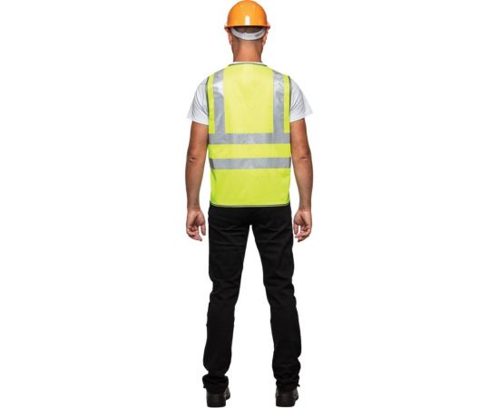 Сигнальный жилет ООО Комус Тип 8Т, лимонный, р. ХХL56-58 631318 – изображение 3