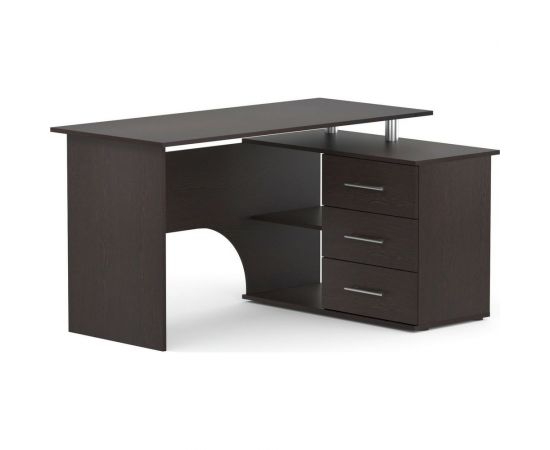 Компьютерный стол СОКОЛ правый венге КСТ-09 00-00010947 – изображение 3