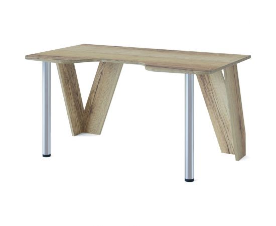 Компьютерный стол СОКОЛ дуб делано КСТ-116 00-00009447 – изображение 3