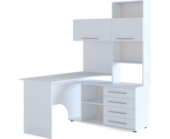 Компьютерный стол СОКОЛ КСТ-14П правый, белый 00-00012231 – изображение 3
