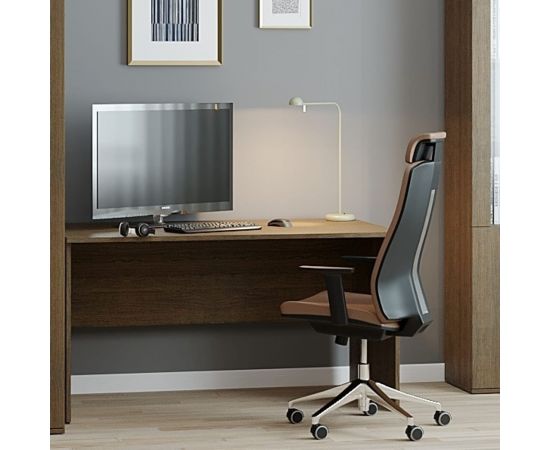 Рабочий офисный стол ФЕЛИКС Система-M 140x80x74.5 см дуб шамони ПК-ССМ-СТ140x80/Д-В2-299 – изображение 3