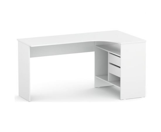 Письменный стол СОКОЛ правый белый СПм-25 00-00010621 – изображение 3
