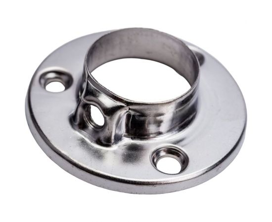 Штангодержатель Скобяной боковой d25 хром (2 шт.) Хедер 002398 – изображение 4