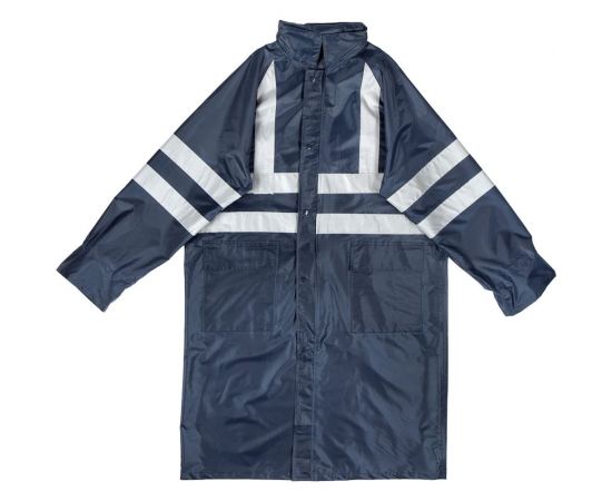 Влагозащитный плащ повышенной видимости 2Hands синий, р. 3XL РP1HV – изображение 4