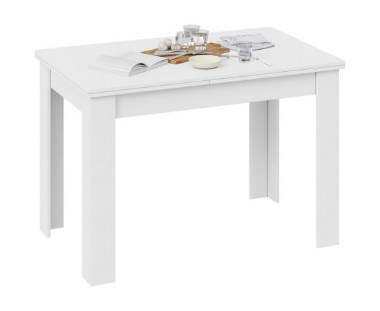 Раздвижной стол ТриЯ Промо тип 4 Белый/Белый 198639 – изображение 4