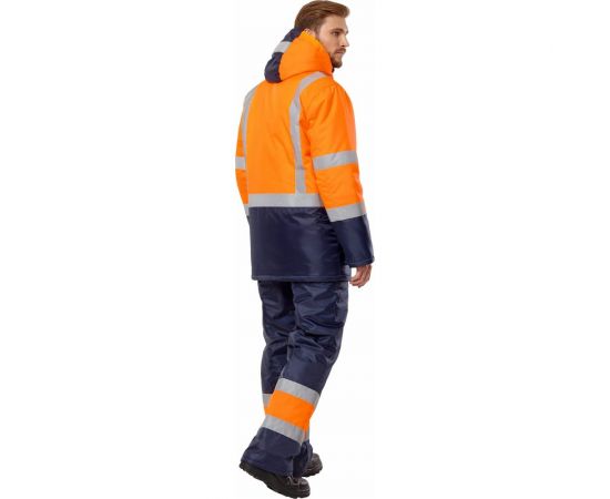 Костюм Эксперт Спецодежда Трасса Сигнал оранжевый/синий, р. 48-50, рост 170-176 6446000043748 – изображение 5