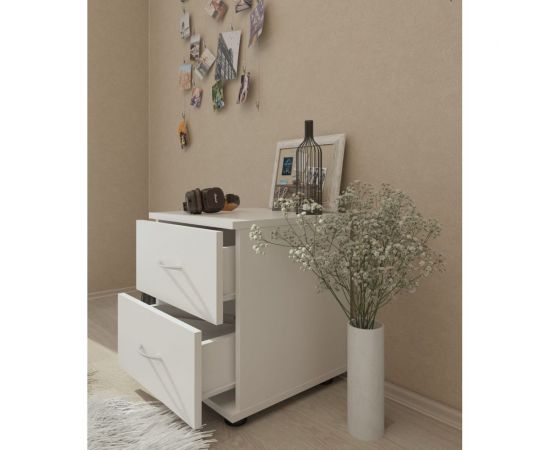 Прикроватная тумба ФЕЛИКС 40x38.6x44.5 белый ПК-МКП-ТМК40Х39-В1-76 – изображение 5