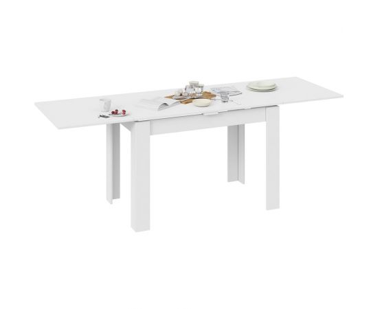Раздвижной стол ТриЯ Промо тип 4 Белый/Белый 198639 – изображение 5