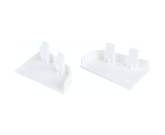 Комплект заглушек к плинтусу для столешниц ООО ДЕКОПЛИНТ ДЖОКЕР 3 - 01 белый 1063 – изображение 5