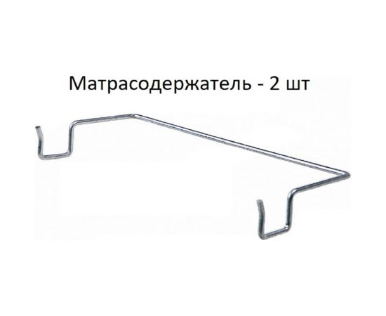 Разборная кровать Элимет 800x2000 мм металлическая с опорами и спинкой БП-00002064 – изображение 5