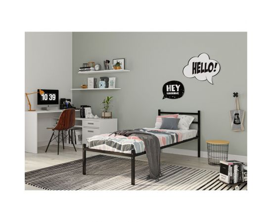 Разборная кровать Элимет 800x2000 мм металлическая с опорами и спинкой БП-00002064 – изображение 6