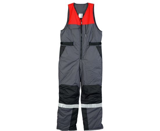 Мужской утепленный костюм АМПАРО Адмирал серый/красный/черный, р. 56-58, рост 182-188 Кос307 112-116/182-188 – изображение 6