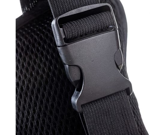 Спортивная сумка на пояс ONLITOP, 25х13 см, цвет черный, 3931210 – изображение 6