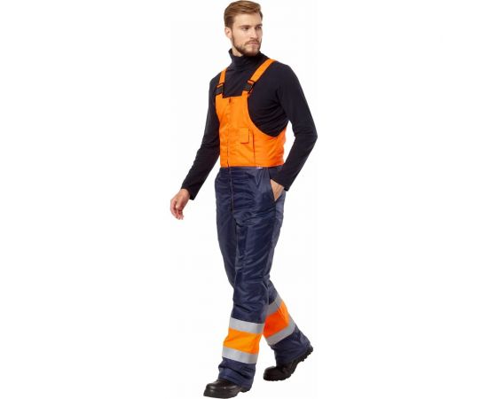 Костюм Эксперт Спецодежда Трасса Сигнал оранжевый/синий, р. 48-50, рост 170-176 6446000043748 – изображение 6