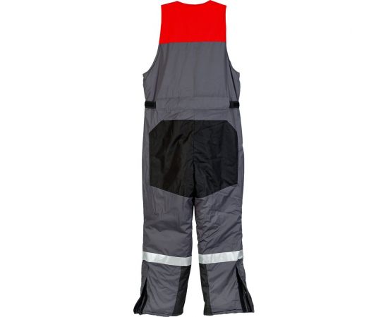 Мужской утепленный костюм АМПАРО Адмирал серый/красный/черный, р. 56-58, рост 182-188 Кос307 112-116/182-188 – изображение 7