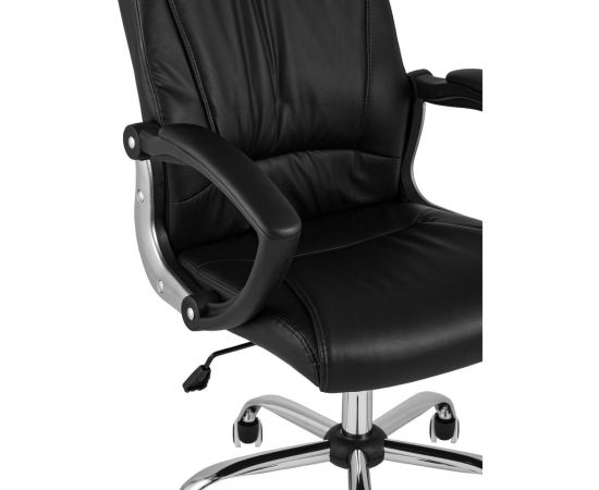 Кресло руководителя Стул Груп TopChairs Tower, черное D-418 black – изображение 7