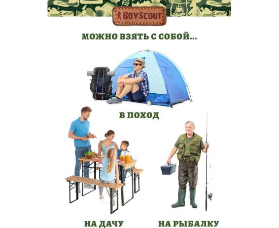 Брикеты для розжига BOYSCOUT 2 пл. х 32 шт = 64 шт /24 61115 – изображение 9