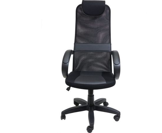 Кресло Кресловъ КР-508 пластик черный, спинка черная/сиденье черное 7КР22-508-0101Т-Кр 