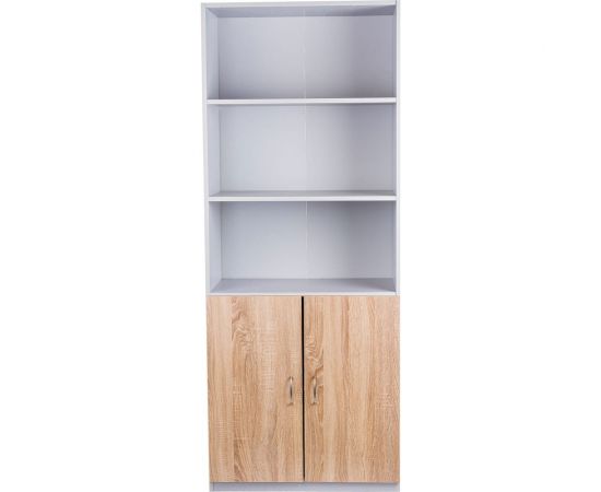 Полузакрытый шкаф Комфорт-Питер Бюджет 2552 402651, 402879, 096 дуб сонома/серый 2552 