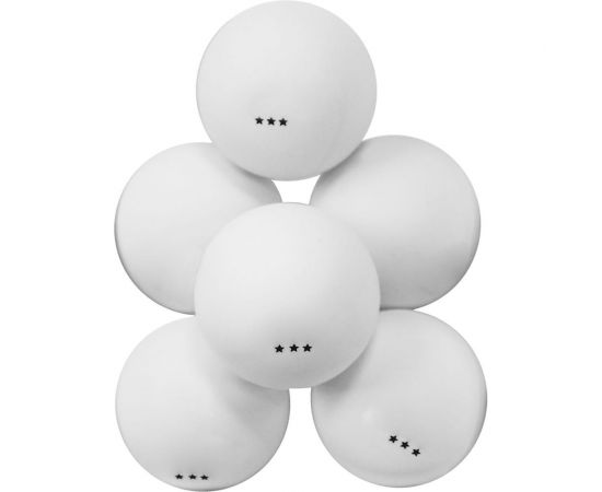 Мячи для настольного тенниса ATEMI Атеми 3, пластик, белый, 6 шт, ATB302 00000102939 