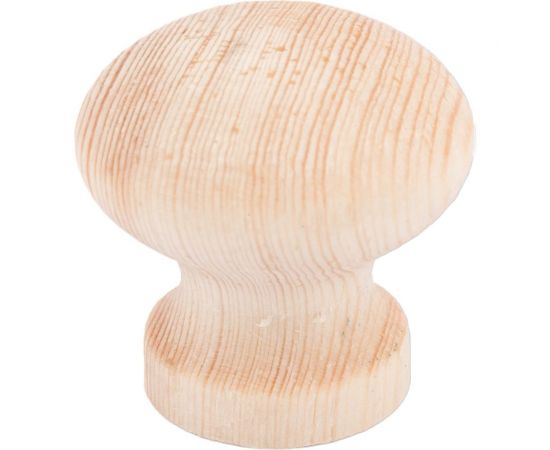 Деревянная ручка ЕВРОПАРТНЕР кнопка D35 мм, H35 мм, хвоя, 20 шт. 0261 D 