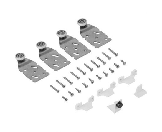 Ролики для шкафов купе Левша МС-45-R2 2-ств 45 кг У8-8549 