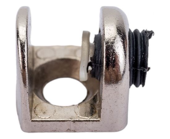 Мебельный стеклодержатель Невский Крепеж П-образный на шурупе 4 шт 824146 