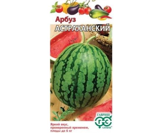 Арбуз ГАВРИШ Астраханский 1 г 1362 