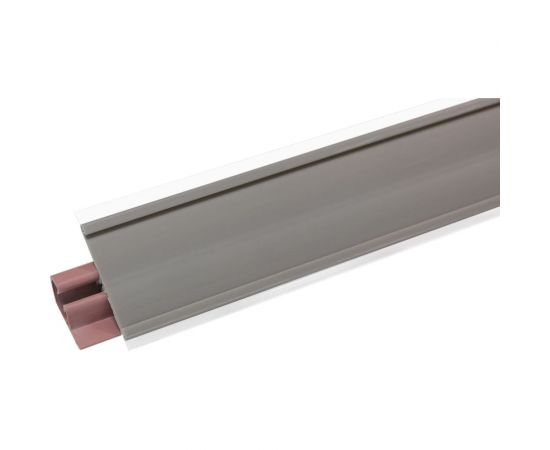 Пластиковый кухонный плинтус под кромку для столешниц ООО ДЕКОПЛИНТ Н-СК 3.05 м 1933 