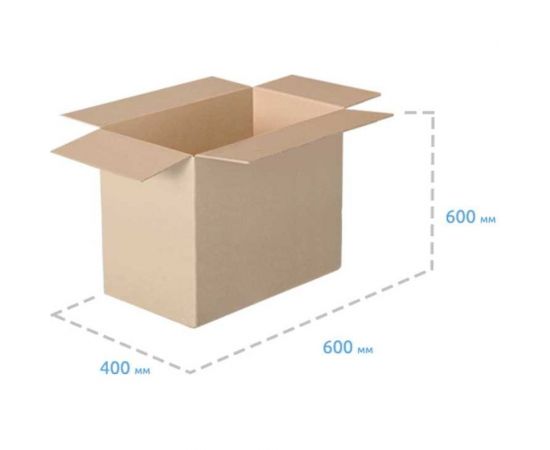 Картонная коробка ООО Павлово-Посадский Гофрокомбинат 600х400х600 мм П-32 BС 140159 