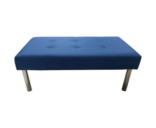 Двухместная банкетка Мягкий офис Сатурн синяя БНСТР201СН – изображение 2