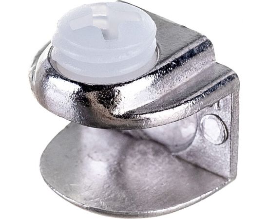 Полкодержатель с зажимом для стекла ЕВРОПАРТНЕР 9мм Ni 2шт. 16 1907 1 – изображение 2