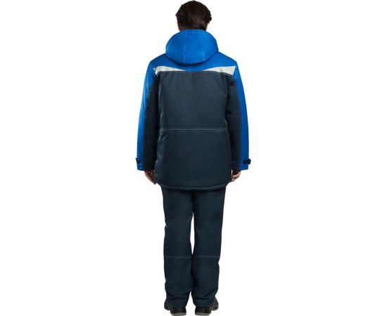 Утепленный костюм ГК Спецобъединение КМ-10 ЛЮКС синий-василек, размер 96-100, рост 170-176 Кос 466/ 96/170 – изображение 3