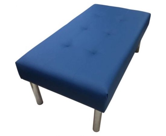 Двухместная банкетка Мягкий офис Сатурн синяя БНСТР201СН – изображение 3