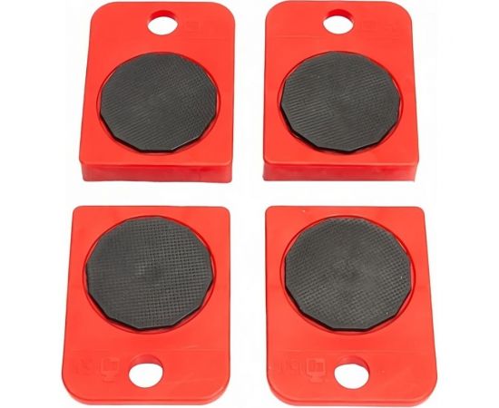 Набор для перемещения мебели А5 комплект ??з 5 шт.: 4 подкатные платформы + 1 домкрат, 150 кг 1007863 – изображение 3