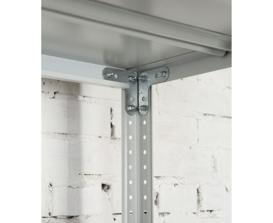 Металлический стеллаж Церера Мебель СТ-СПЭ 2000x1000x400, 4 полки, до 125 кг на полку 00-00005501 – изображение 3