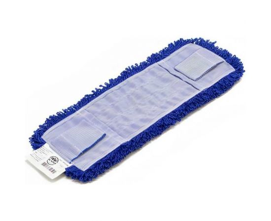 МОП плоский A-VM, 40x13 см, микрофибра, петлевой, ухо+карман, СИНИЙ MF2159 – изображение 3
