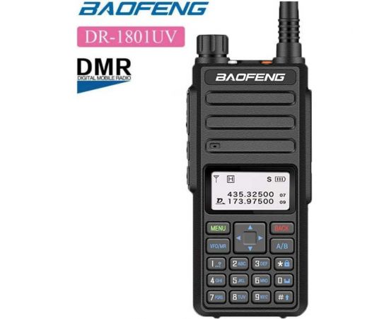 Рация Baofeng DR-1801 UV, DMR, 136-174/400-470 МГц, 2000 мАч, 5 Вт 00029032 – изображение 4