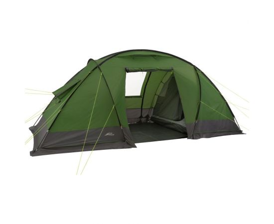 Четырехместная палатка TREK PLANET Trento 4, зеленый 70228 – изображение 5