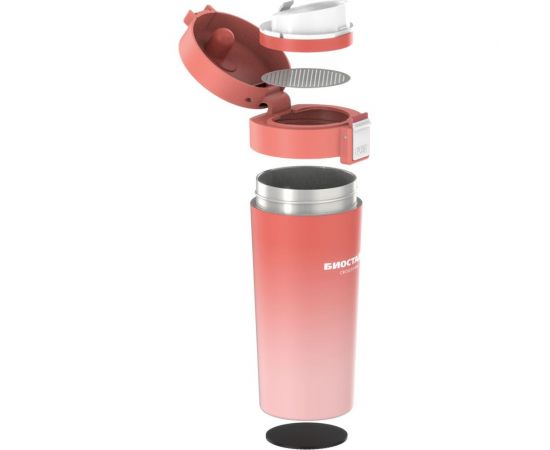 Термокружка Biostal Crosstown 0.4 литра с фильтром, коралловая NMT-400Z-O – изображение 7