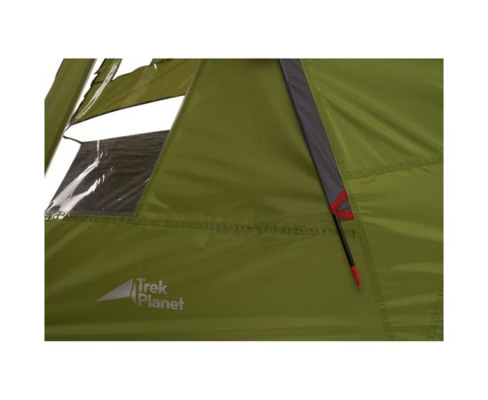 Трехместная палатка TREK PLANET Avola 3, зеленый 70207 – изображение 7
