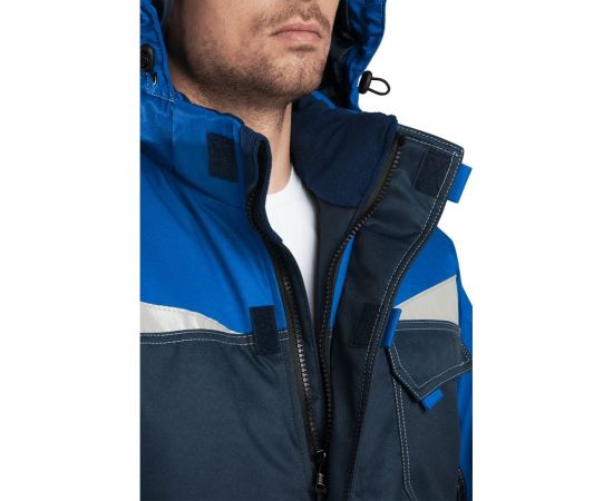 Утепленный костюм ГК Спецобъединение КМ-10 ЛЮКС синий-василек, размер 96-100, рост 170-176 Кос 466/ 96/170 – изображение 10