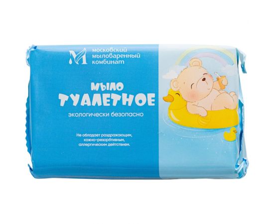 Туалетное мыло ММК 200 гр. "Детское" в цветной обертке флоупак марки Детское МКТУ4322 