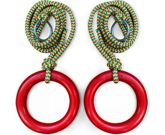 Гимнастические детские кольца BARFITS красный м091к 