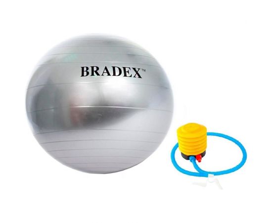 Мяч для фитнеса BRADEX ФИТБОЛ-65 с насосом SF 0186 