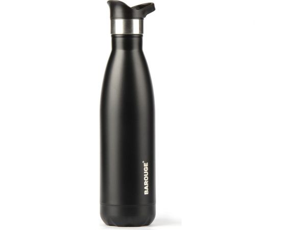 Термобутылка BAROUGE Travel черная, из нержавеющей стали BT-007 600 мл/черный 