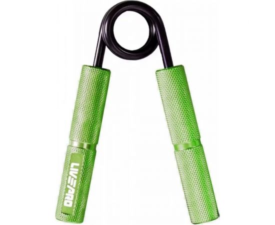 Эспандер LIVEPRO Aluminum Handle Grip, сопротивление 45, 3 кг, вес 195 г, диаметр пружины 6 мм, зеленый NL LP8285-100 00-00-00 