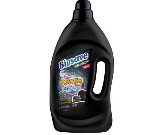 Гель для стирки белья Биосейв BIOSAVE Бархат luxury 2л для темных и черных вещей BL1111 